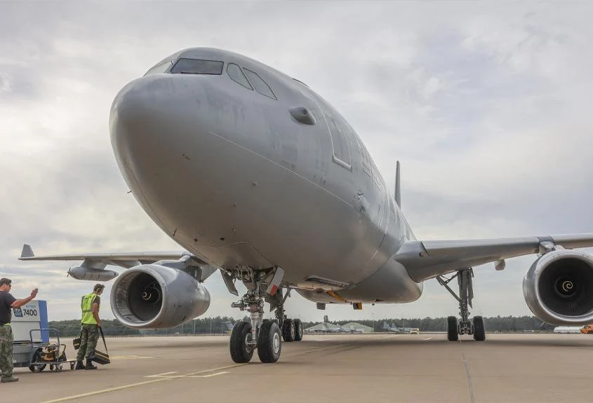 NATO takes delivery of 10th multinational tanker aircraft, expanding shared air mobility capability for nine European nations