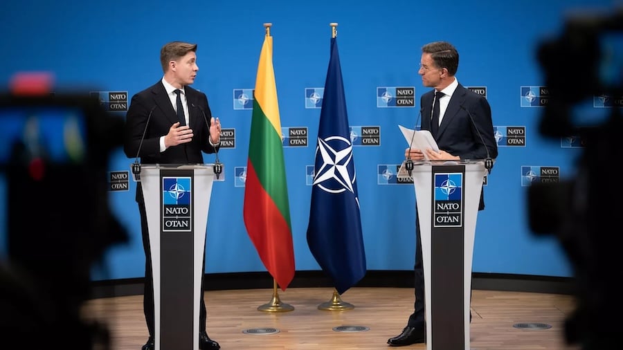NATO’s Rutte highlights stronger air defence and counter-drone measures after Italian jets shoot down drone in Lithuanian airspace