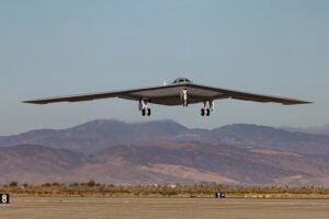 B-21 Raider sixth-generation stealth bomber captured in Mojave video as Northrop Grumman accelerates testing and production