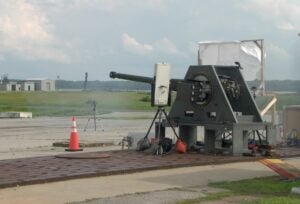 Northrop Grumman says 50mm projectile flight test advances Raid Hunter gun-based air defense system against mass aerial threats