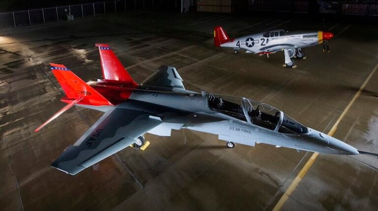 Saab is positioning its Indiana manufacturing operation as a key part of the U.S. Air Force’s planned T-7A Red Hawk training fleet. The company produces the aircraft’s aft fuselage in West Lafayette under its partnership with Boeing.