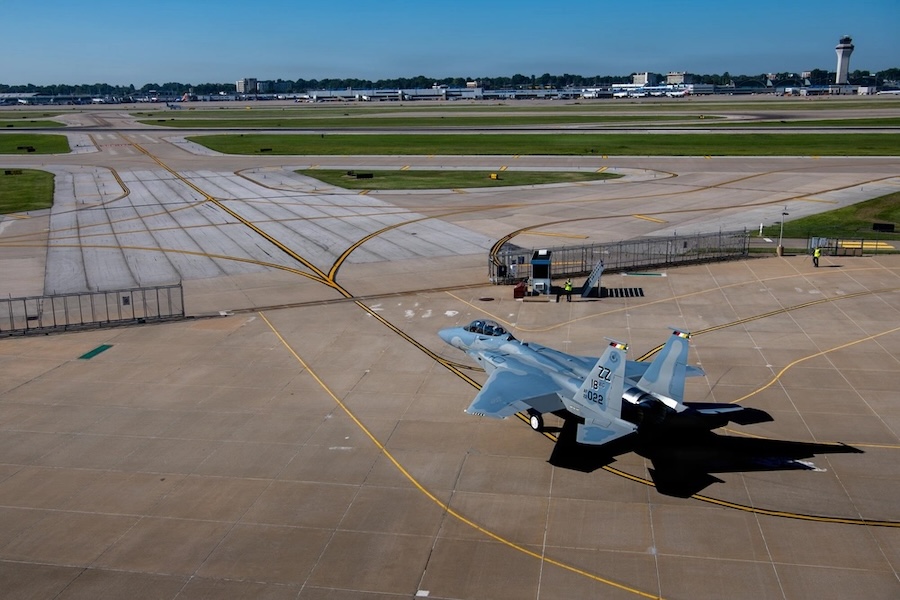 U.S. Air Force’s first Kadena-bound F-15EX Eagle II leaves Boeing ahead of fiscal 2027 Japan deployment to replace legacy F-15C/D fleet