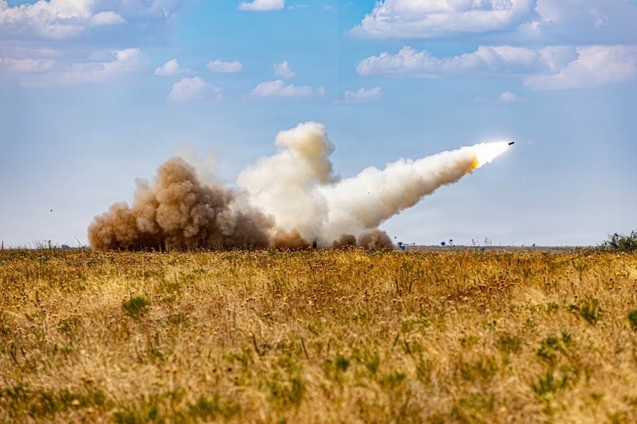 U.S. Army sharpens M270A1 rocket artillery and battlefield medical readiness for large-scale combat at Fort Sill in Oklahoma