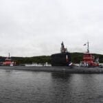 USS Idaho, one of the U.S. Navy’s newest Virginia-class attack submarines, returned to Groton, Connecticut, on September 28 after its first deployment. The submarine operated with the Sixth Fleet in the U.S. European Command area of responsibility, according to the Navy.