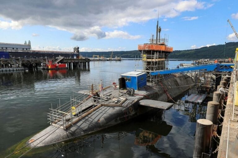 The UK government plans to limit bidding for three new floating docks at HM Naval Base Clyde to British firms, placing a major submarine maintenance project with domestic industry. It has also committed funding for a marine research vessel to be built at a British shipyard, describing the two projects as worth billions of pounds.