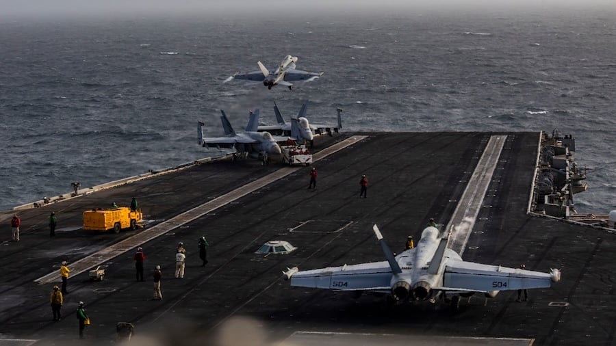 USS Abraham Lincoln returns to Indo-Pacific after seven-month Middle East deployment, making logistics stop in Guam