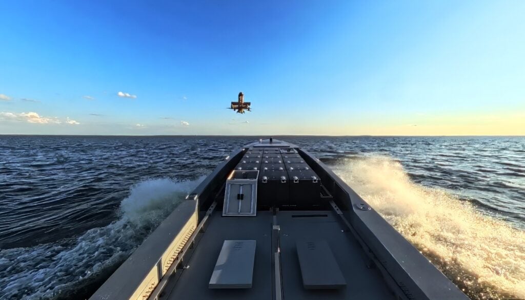 Ukraine has integrated a vertical-launch system for aerial interceptor drones aboard a Magura unmanned surface vessel, expanding the platform from naval strike missions into mobile air defense. The configuration is intended primarily to counter Russian Shahed-type attack drones over coastal areas and the Black Sea.