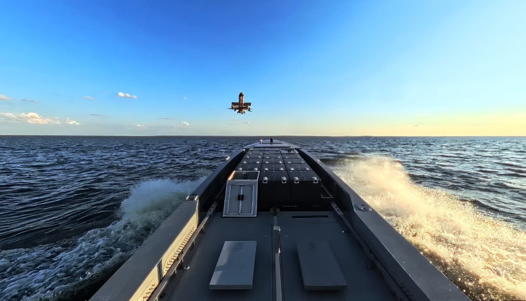 Ukraine equips Magura MV11 unmanned vessel with vertical-launch Sting interceptors for mobile counter-drone defense over Black Sea