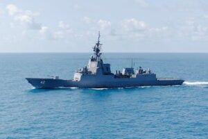 Australian destroyer HMAS Sydney completes Indo-Pacific deployment with live missile firings and South China Sea operations