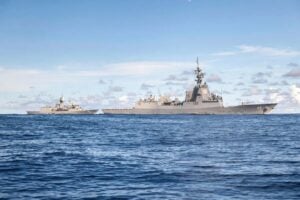 Australian warships reinforce Indo-Pacific presence with anti-submarine warfare training in the South China Sea