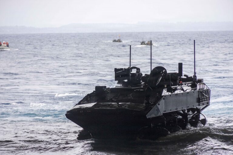 BAE Systems has received a $230.1 million contract to build 32 chassis for the recovery variant of the U.S. Marine Corps’ Amphibious Combat Vehicle. Known as ACV-R, the variant is designed to help Marines recover and maintain vehicles across the ACV fleet.