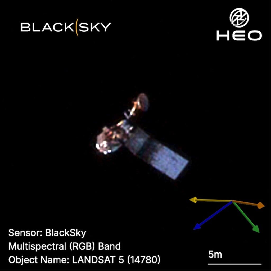 BlackSky expands HEO contract with higher-resolution satellite imagery to inspect spacecraft and track other objects in orbit
