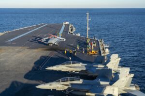 Boeing says Link 16 software test advances plans for Super Hornet crews to control MQ-25A Stingray tankers and extend mission reach