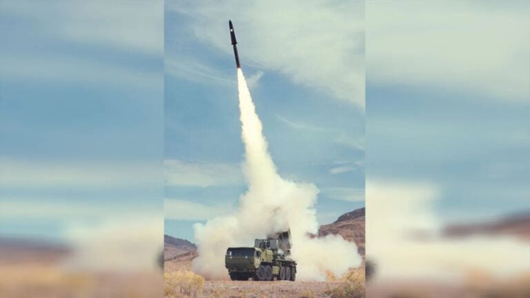 Castelion is testing a ground-launched version of its Blackbeard hypersonic missile, with a company photograph showing a four-canister launcher on an Oshkosh 10×10 truck. The canisters appear to be a new design, rather than the modified containers previously envisaged for use with existing U.S. Army rocket launchers.