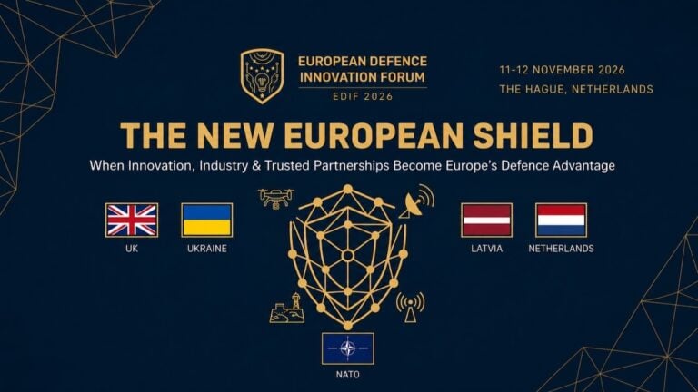 The European Defence Innovation Forum will bring more than 1,000 government, industry and investment representatives to The Hague on November 11–12 to discuss defense production, technology funding and lessons from Ukraine. Defence Industry Europe is a media partner of the event.