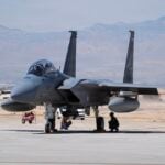 A production F-15EX Eagle II has dropped a live JDAM bomb for the first time during exercises near Nellis Air Force Base. The U.S. Department of War released photographs of the missions, which took place in August and early September 2026.