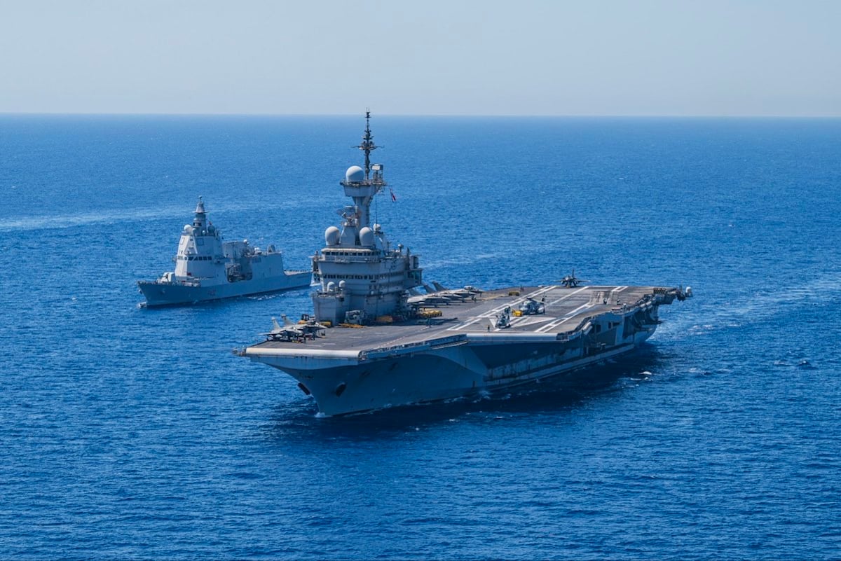 France tests counter-drone laser aboard Charles de Gaulle aircraft carrier at sea