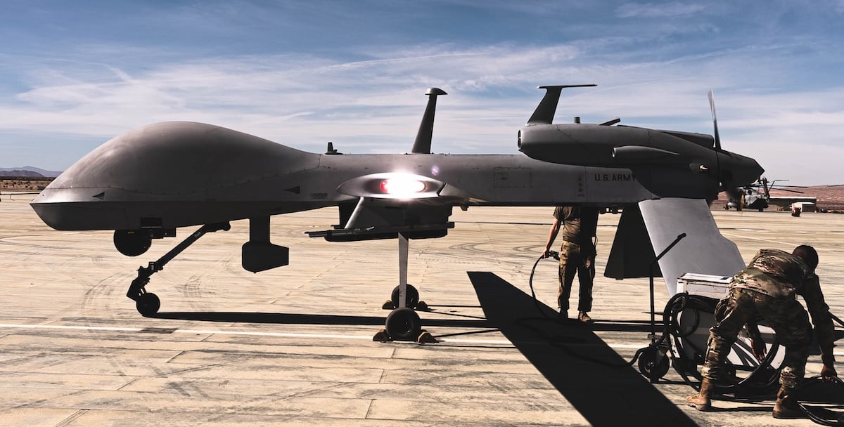 General Atomics tests SNC sensor on Gray Eagle ER to detect hostile air defenses from outside their weapons range