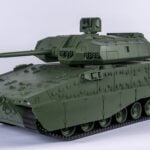 General Dynamics Land Systems is showing a scale model of its XM30 Wolf infantry fighting vehicle at AUSA 2026 while the U.S. Army tests the first prototype. Wolf is the company’s contender to replace the M2/M3 Bradley, competing against Team Lynx’s XM30 Lynx.