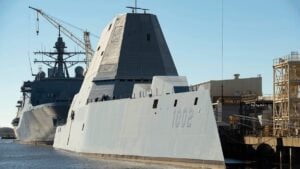 HII says Zumwalt-class destroyer Lyndon B. Johnson is receiving CPS hypersonic weapons as Navy awards sea-trials contract