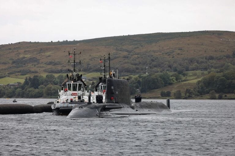 HMS Agamemnon, the Royal Navy’s sixth Astute-class attack submarine, has arrived at her homeport at HM Naval Base Clyde. The vessel has completed her first dive at sea but must finish trials and operational preparation before joining the operational fleet.