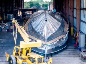 Huntington Ingalls Industries says 10 Romulus unmanned vessels are under construction for U.S. Navy