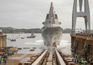 Navantia launches Spanish Navy’s second F110 frigate four months ahead of schedule