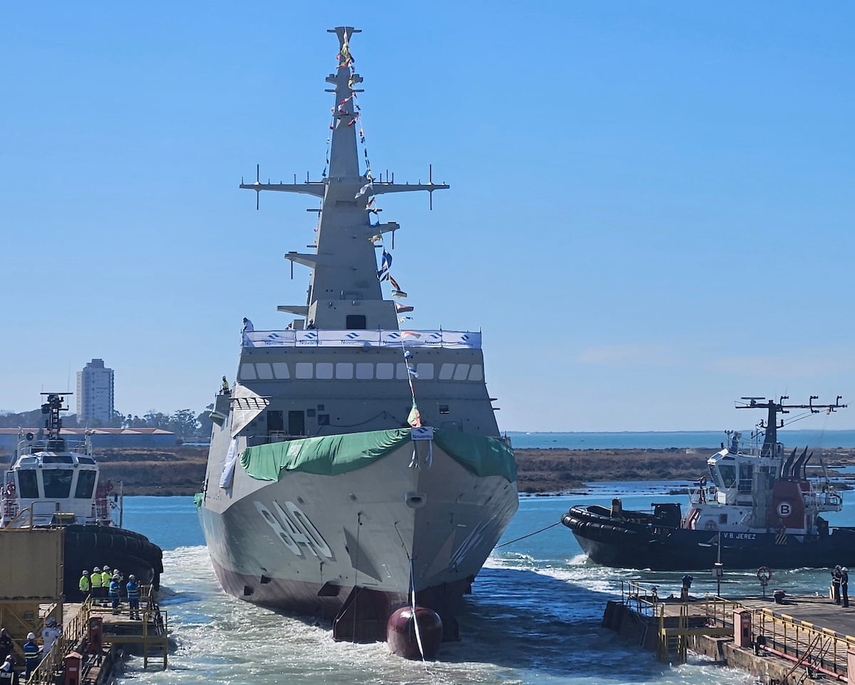 Navantia launches seventh corvette for Saudi navy under programme running to 2029