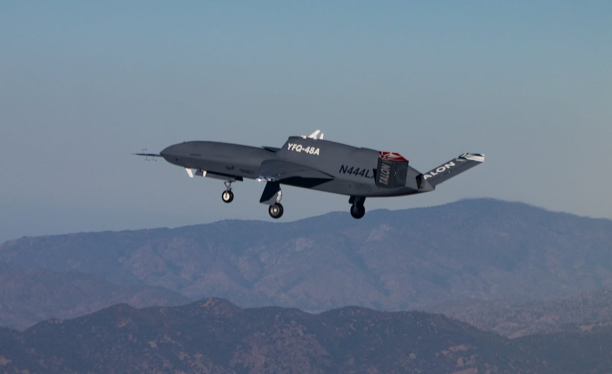 Northrop Grumman’s YFQ-48A Talon Blue completes first fully autonomous flight in company-funded aircraft development program