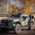 Oshkosh Defense has begun building the first Kaaiman patrol vehicle prototype for the Netherlands Ministry of Defence. Based on the Joint Light Tactical Vehicle, it incorporates changes for expeditionary and coastal operations.