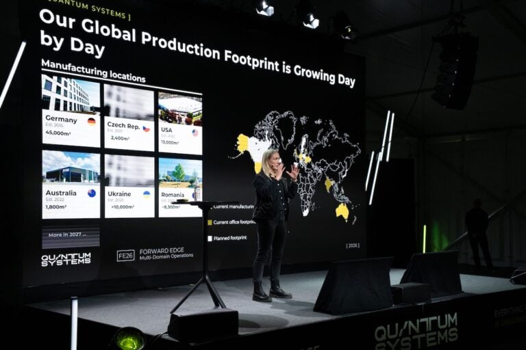 Quantum Systems has completed a two-week exercise coordinating unmanned air, land and maritime systems through its MOSAIC UXS software. Forward Edge 26 brought equipment from several manufacturers into four operational scenarios and demonstrated remote piloting of systems in Ukraine, the United States and Australia.