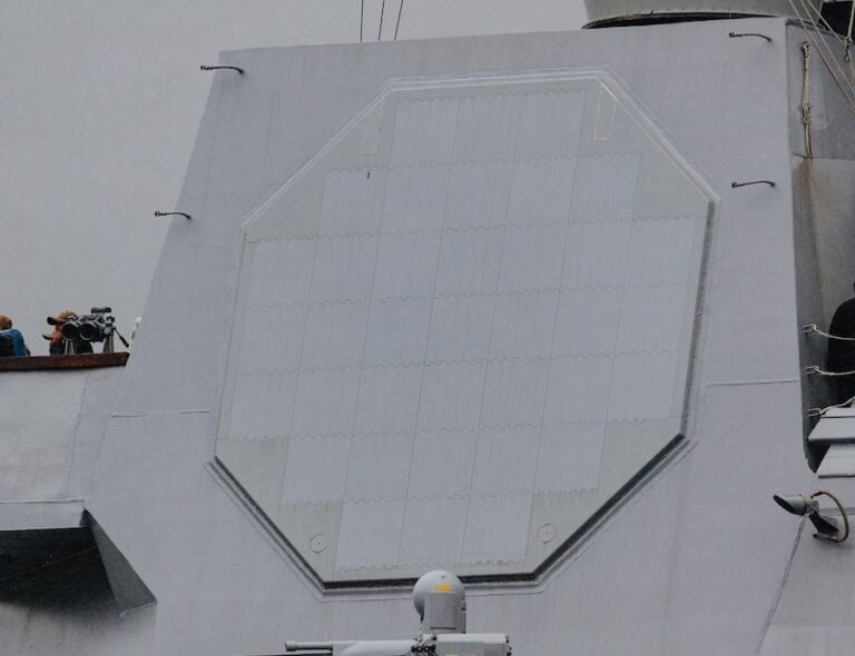 The U.S. Navy will commission USS Ted Stevens on October 3, adding another Flight III destroyer equipped with Raytheon’s SPY-6(V)1 radar to its active fleet. The system is designed to support simultaneous defense against ballistic missiles, hypersonic missiles, cruise missiles, aircraft and surface threats.