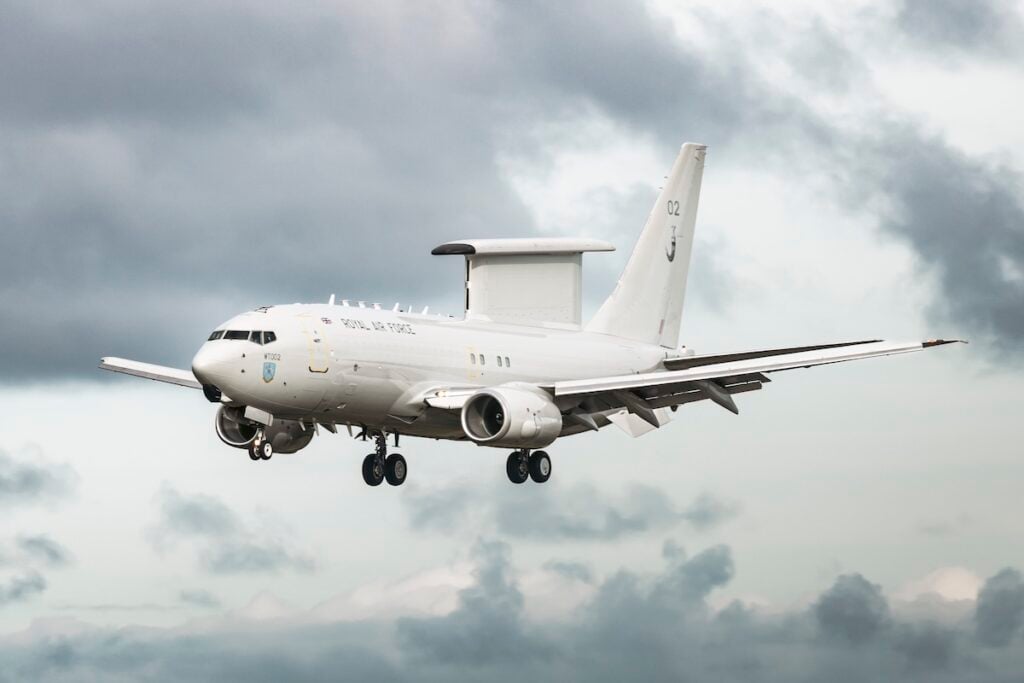 Royal Air Force says second Boeing E-7A Wedgetail arrives at Lossiemouth