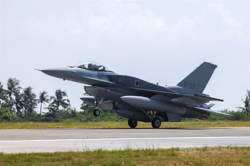 Taiwan receives first two Lockheed Martin F-16 Block 70 fighters, beginning deliveries under its 66-aircraft U.S. purchase