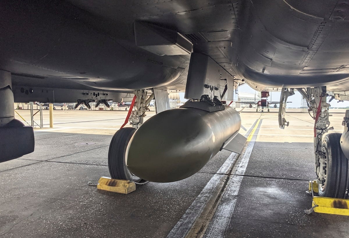 U.S. Air Force used GBU-72/B bunker-buster bombs against hardened Iranian missile sites