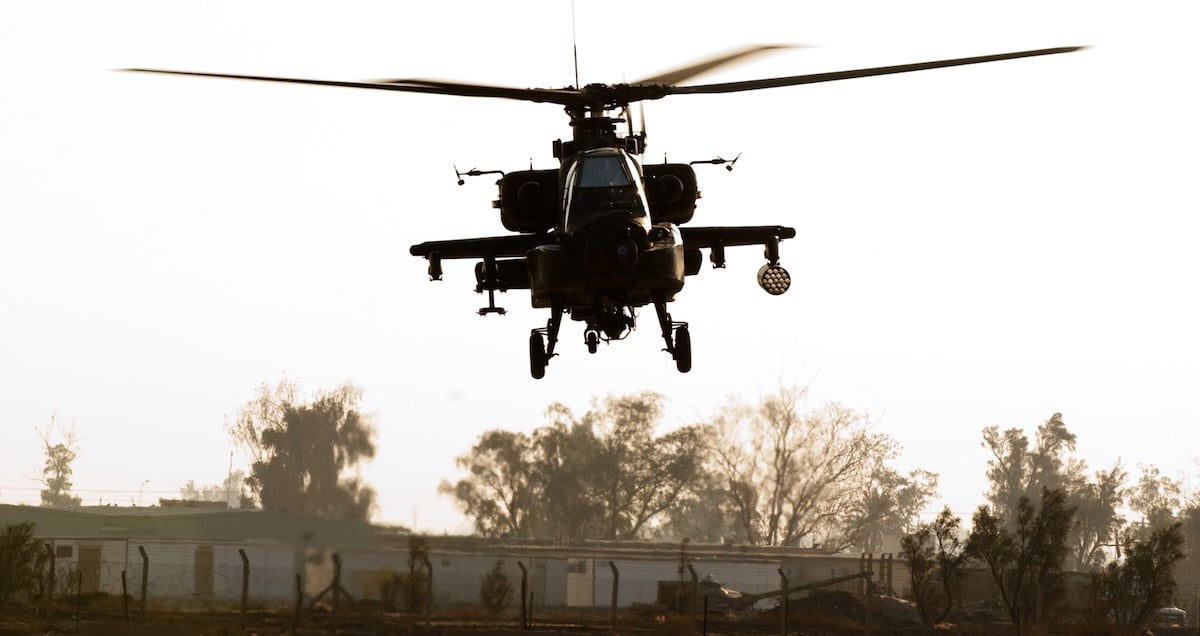 U.S. Army Apaches destroy three target drones using AN/MPQ-64 Sentinel radar data