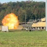 U.S. Army Chief Technology Officer Alexander Miller has shared photographs of live-fire trials involving an early M1E3 Abrams tank prototype and an XM30 infantry fighting vehicle prototype. The images also show the K9MH self-propelled howitzer selected for the Army’s Mobile Tactical Cannon program.