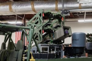 U.S. Army infantry soldiers fire Spike NLOS from ISV-U vehicle in first test of mobile strike capability