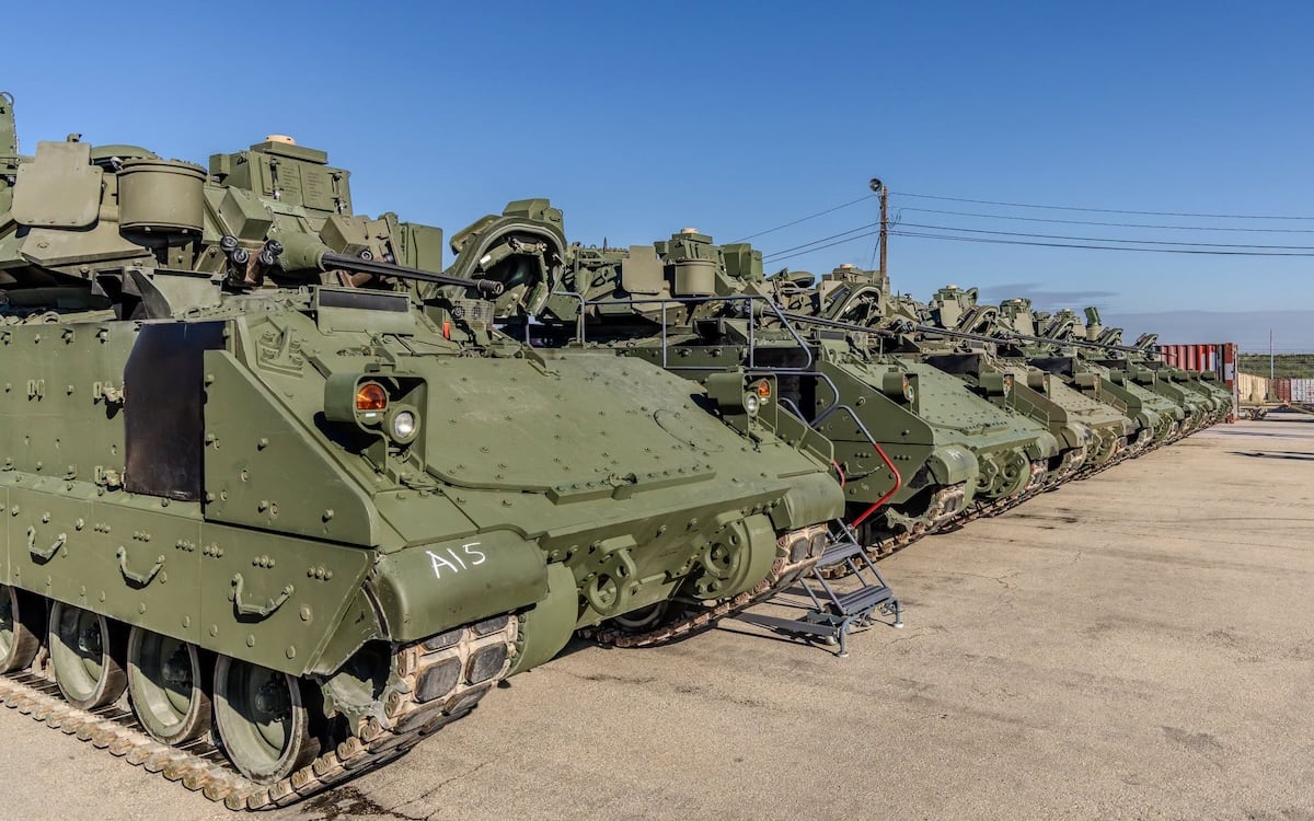 The U.S. Army's 1st Cavalry Division has received its first M2A4E1 Bradleys, the newest version of the infantry fighting vehicle and the first in Army service to carry a hard-kill active protection system. That system is Iron Fist, built by Israel's Elbit Systems.