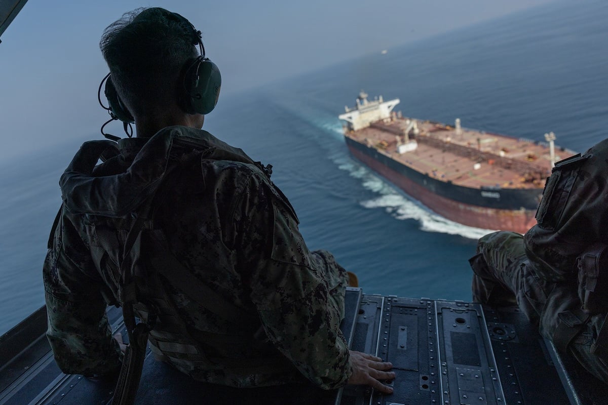 U.S. Central Command says Strait of Hormuz shipping routes remain clear of Iranian mines