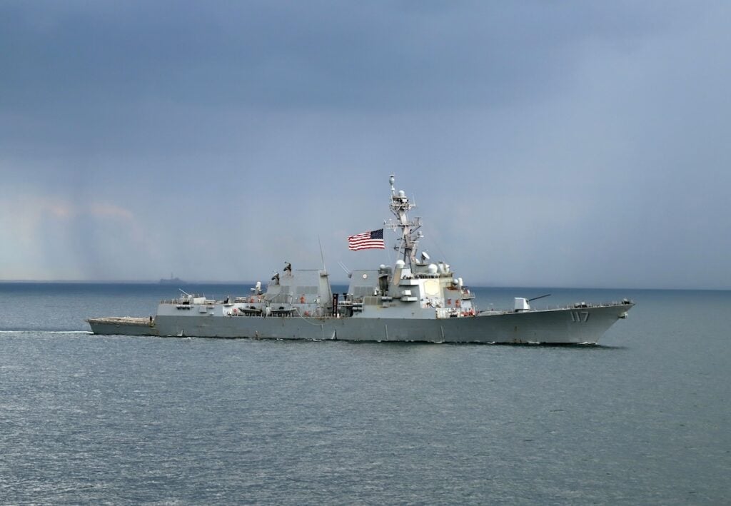 U.S. Navy destroyer USS Paul Ignatius completes air defense and live-fire drills in the Baltic Sea