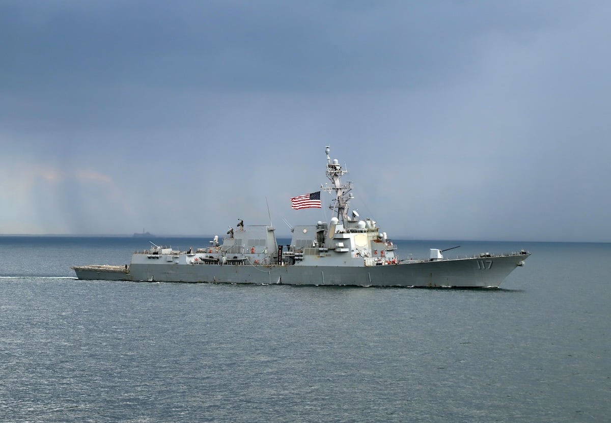 U.S. Navy destroyer USS Paul Ignatius completes air defense and live-fire drills in the Baltic Sea