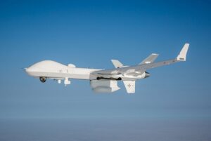 U.S. Navy evaluates MQ-9B SeaGuardian for maritime patrol missions, with long-endurance surveillance and anti-submarine capabilities