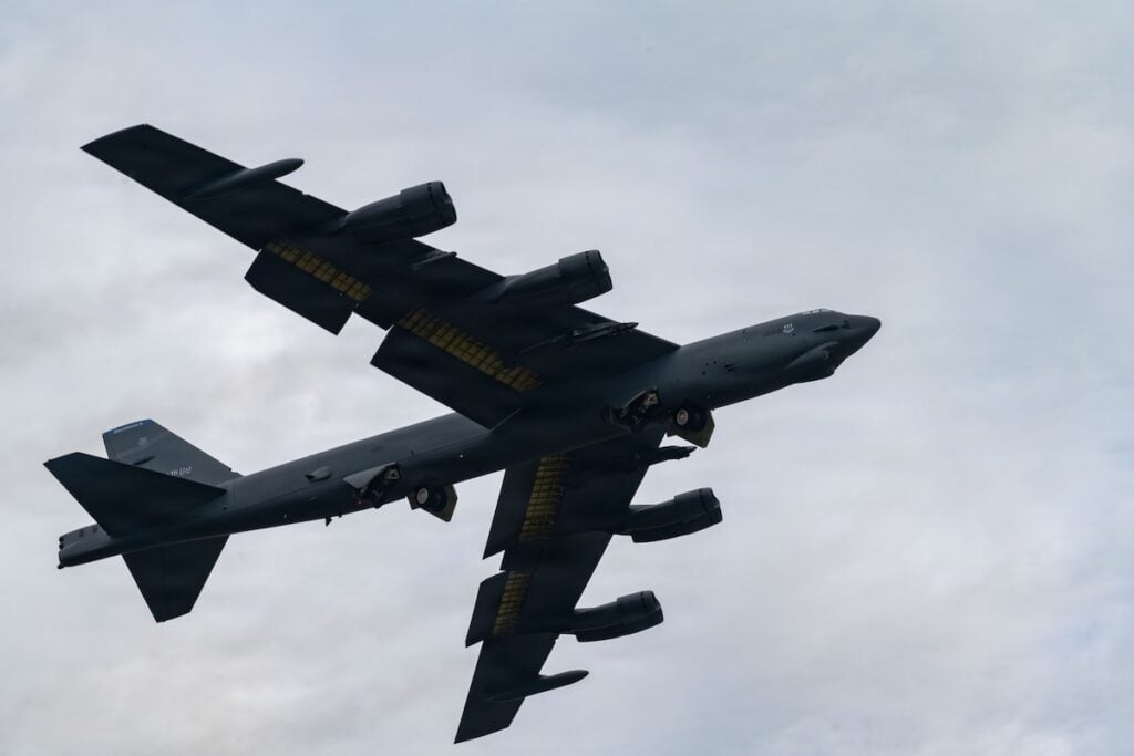 Naval Air Systems Command plans to award Lockheed Martin a contract to integrate the Long-Range Anti-Ship Missile (LRASM) onto the U.S. Air Force’s B-52 bomber. The work would expand the aircraft’s maritime strike options by enabling it to use LRASM against moving targets at sea.