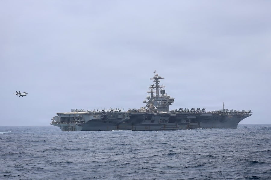 U.S. Navy says USS George H.W. Bush reaches Thailand for first port call in six months