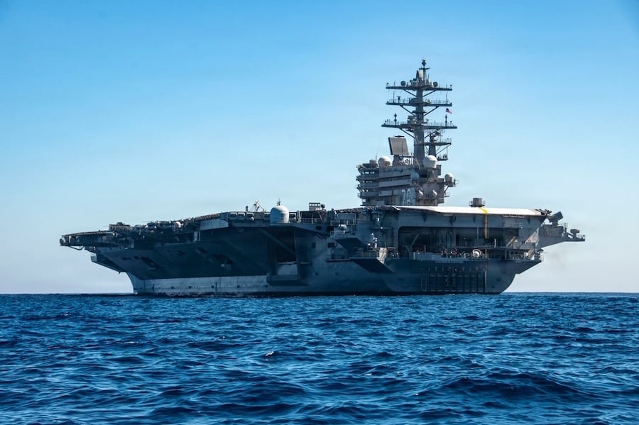 U.S. Navy says USS Ronald Reagan is second carrier equipped to fly MQ-25A Stingray following command-and-control integration