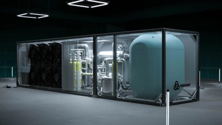 The U.S. Navy has selected Radiant Industries to design, build and deliver a prototype nuclear microreactor at Naval Weapons Station Crane, Indiana. The Kaleidos system is intended to provide power independent of the electricity grid for critical military infrastructure.