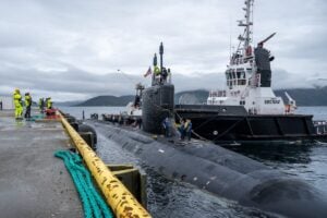 U.S. Navy’s Virginia-class submarine USS Oregon visits Norway during Arctic operations