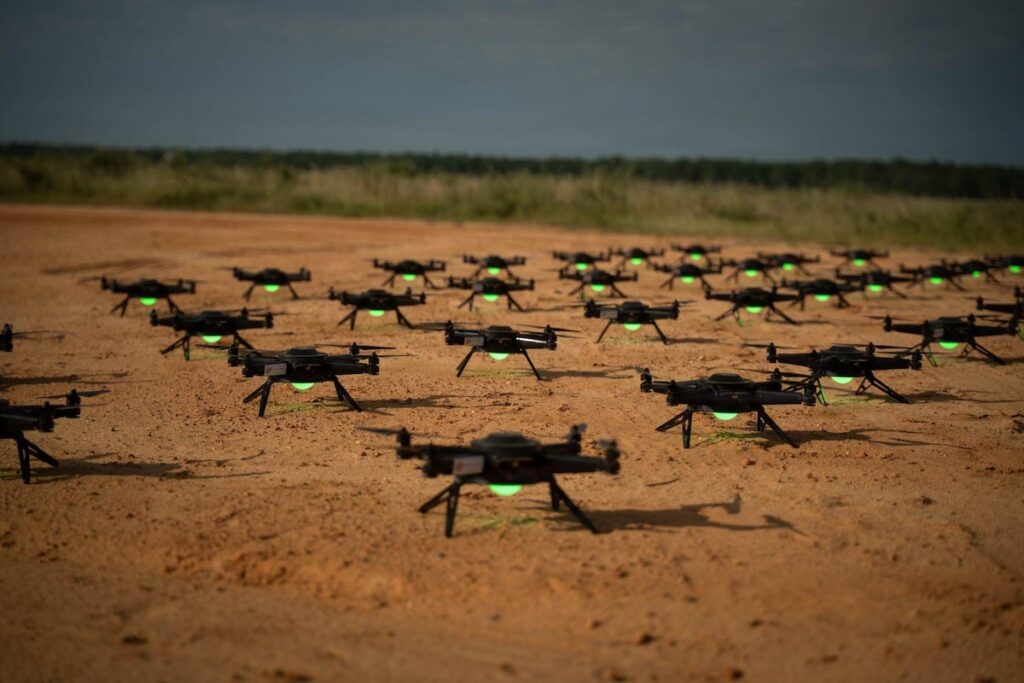 U.S. tests drone swarms for near-peer war, cuts field to some 25 firms