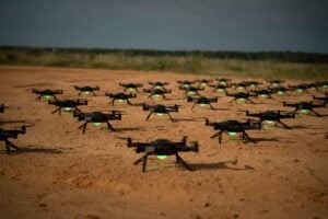 U.S. tests drone swarms for near-peer war, cuts field to some 25 firms